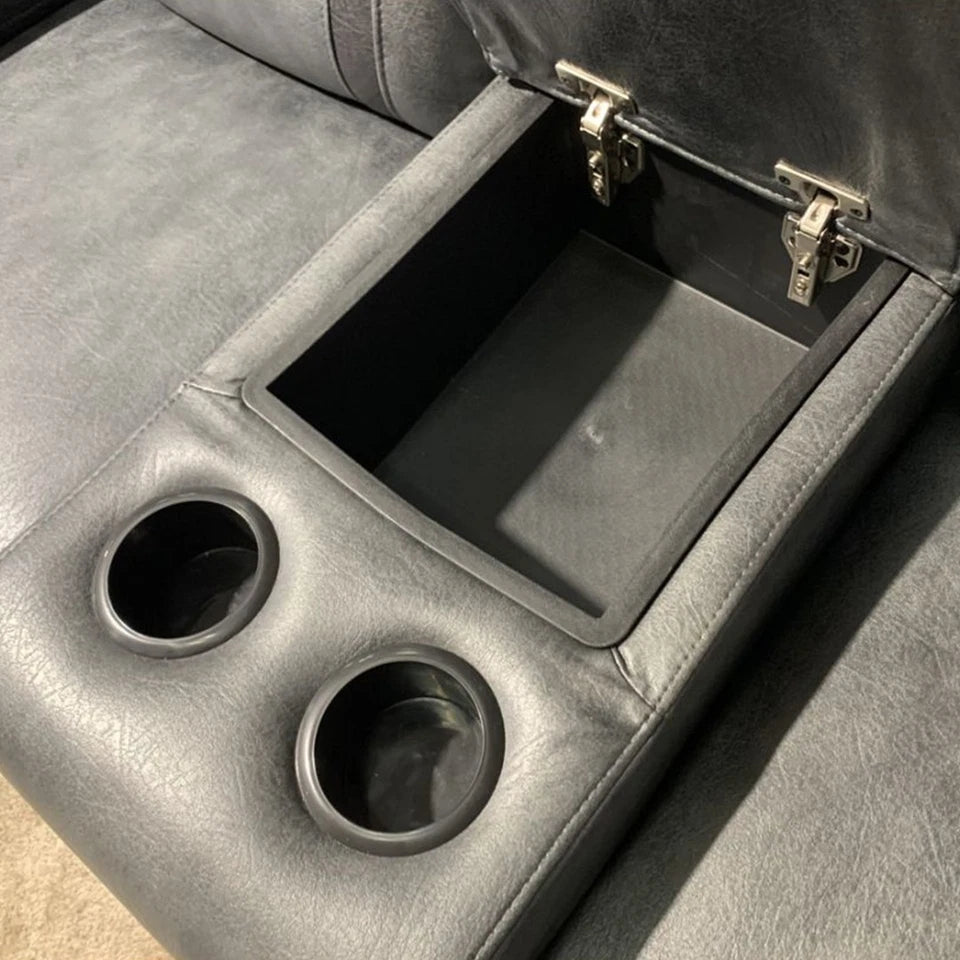 Nova Electric Recliner 3+2 seater Sofa-3 and 2 seater-Leather Sofa (3+2 Seater)