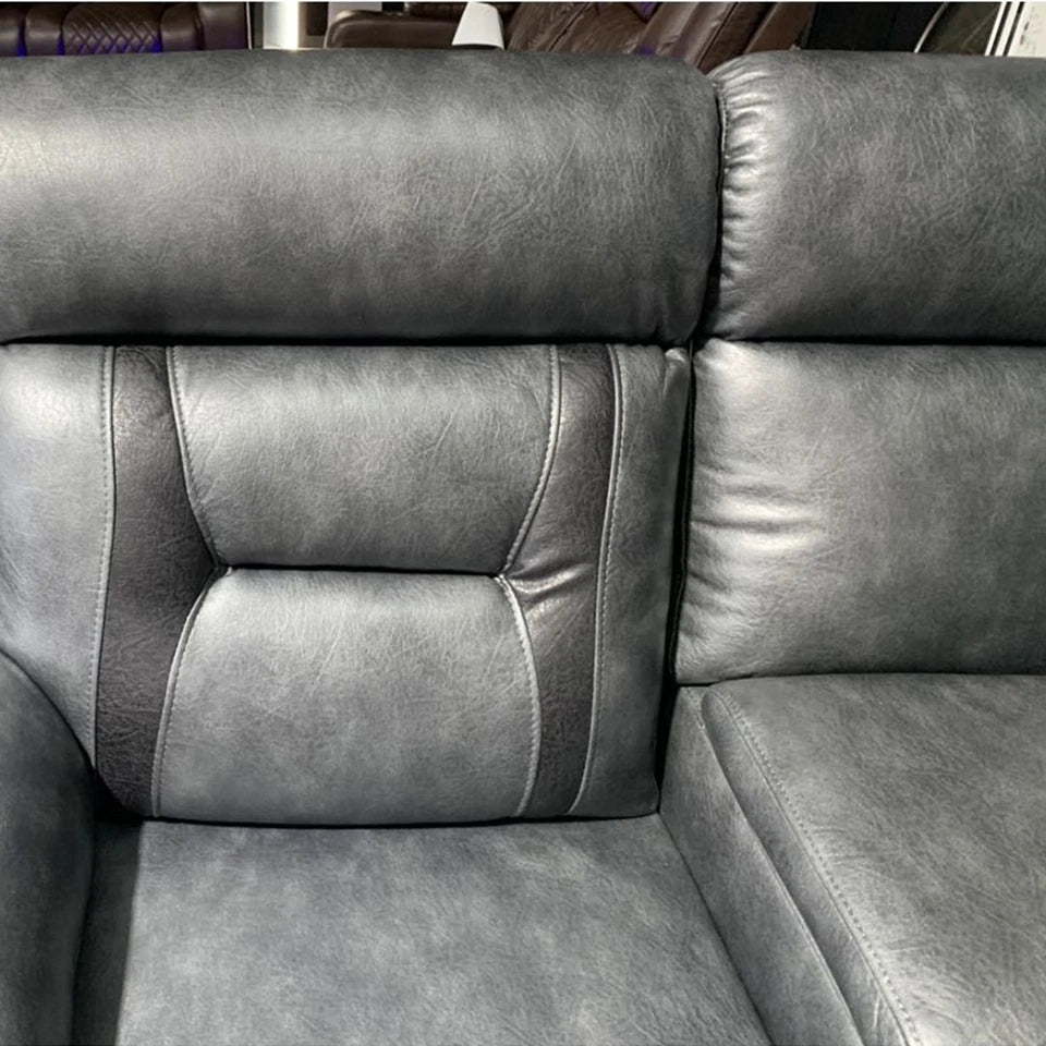 Nova Electric Recliner 3+2 seater Sofa-3 and 2 seater-Leather Sofa (3+2 Seater)