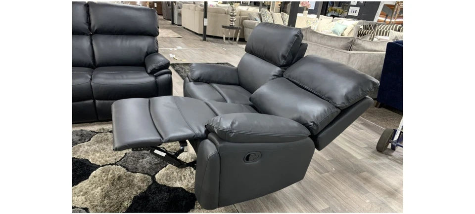 Valencia Leather Recliner Sofa 3+2 Seater-with Cupholders/Bluetooth/Wireless