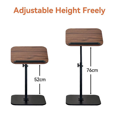Adjustable Sofa Side Table – Coffee & Laptop End Table for Living Room & Bedroom